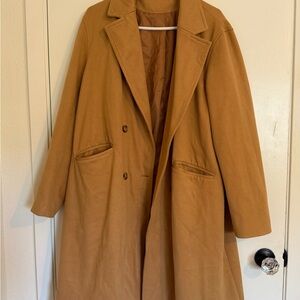 Amazon Women's Tan Pea Coat